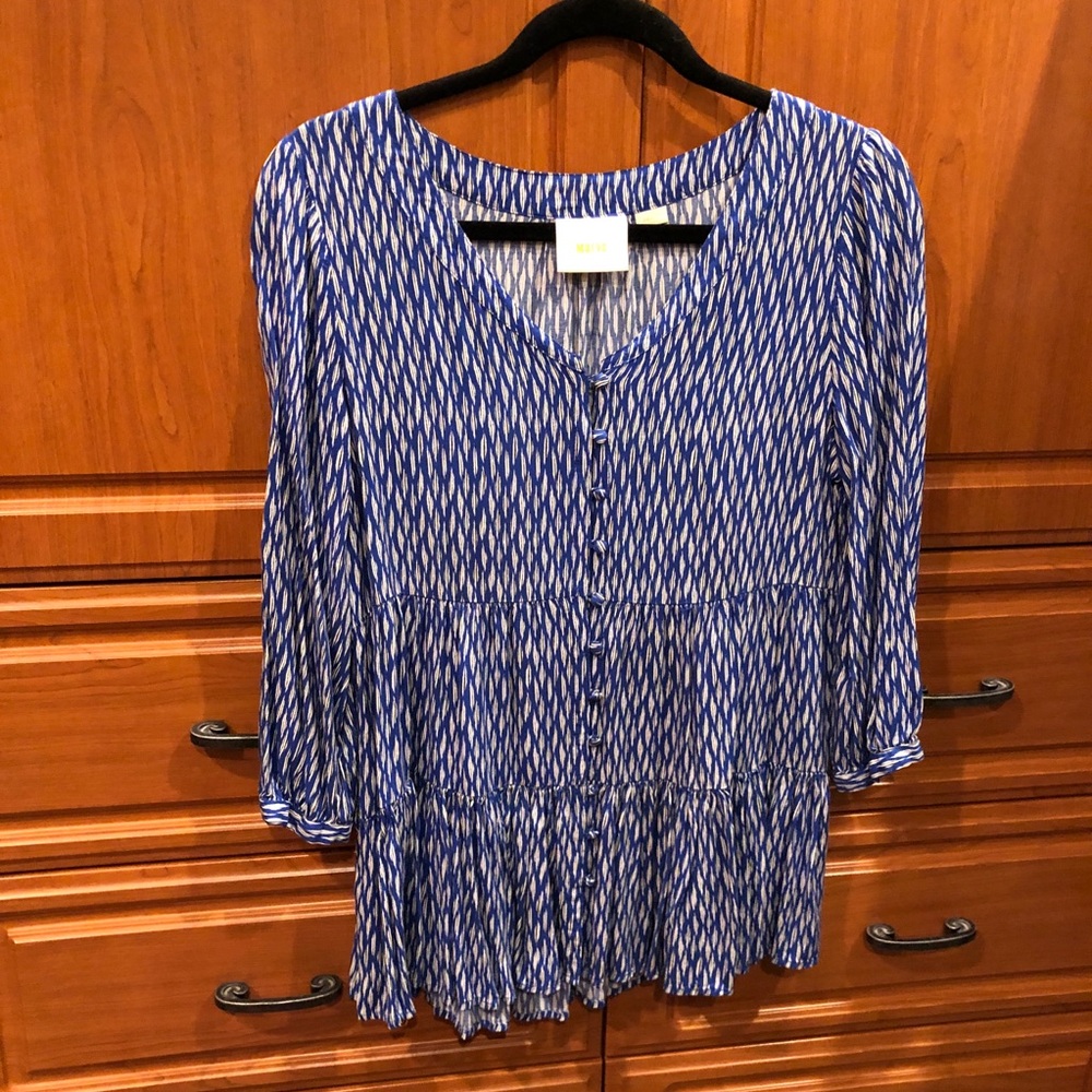 Maeve by Anthropologie tunic blouse